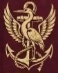 HBH emblem — a gold heron with spread wings over a ship's anchor
